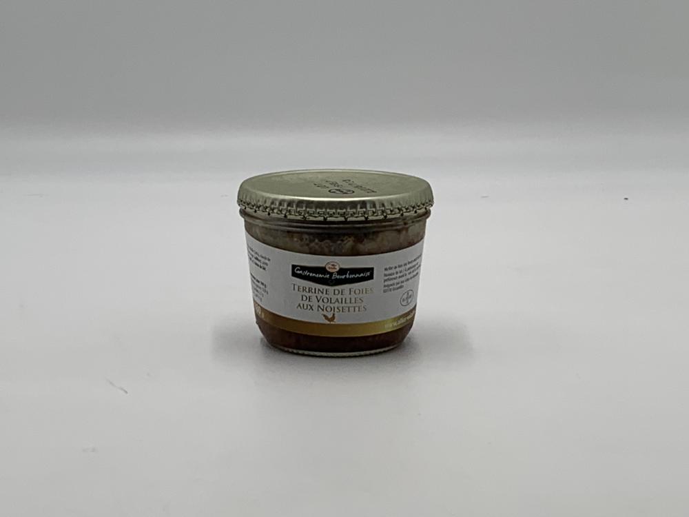 Terrine de Foie de Volaille aux Noisettes - Allier Volailles / 180g