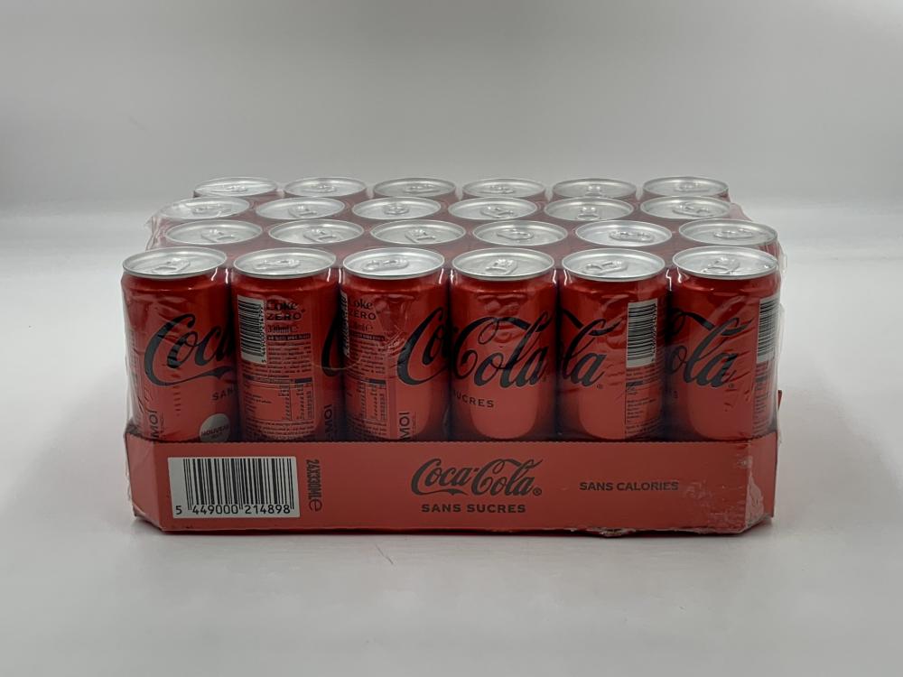 Coca cola s/sucres slim / 24 x 33cl