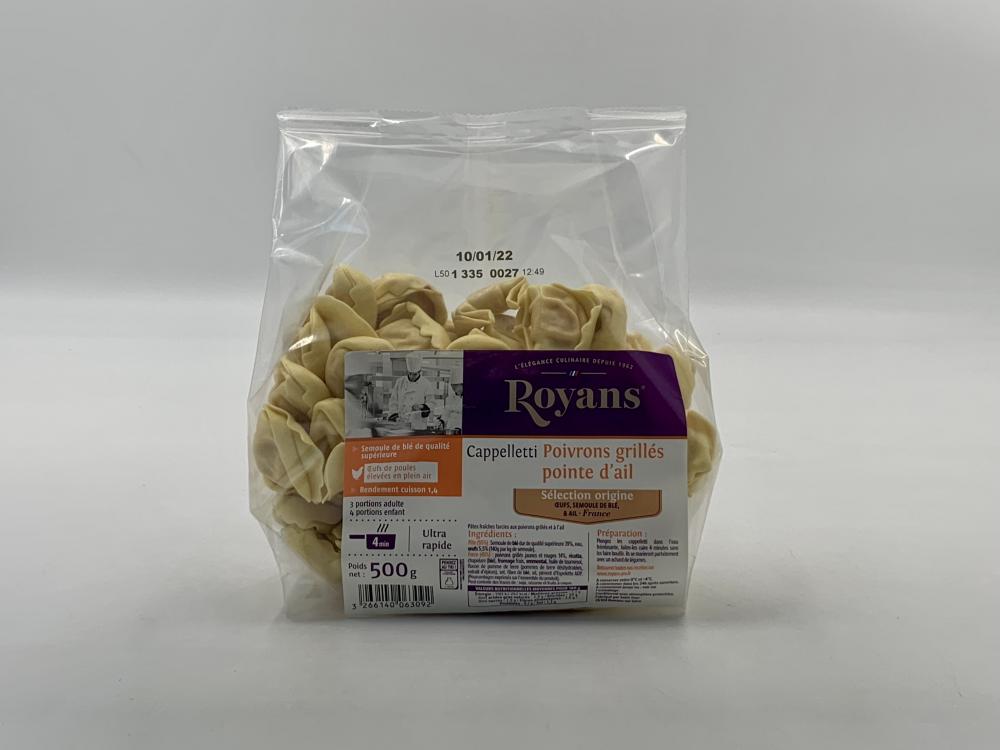 Cappelletti Poivrons grillés pointe d'ail - Royans / 500g