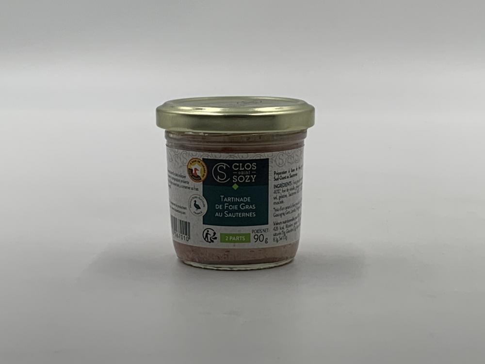 Tartinade de Foie Canard Sud Ouest au Sauternes (40%) 90G