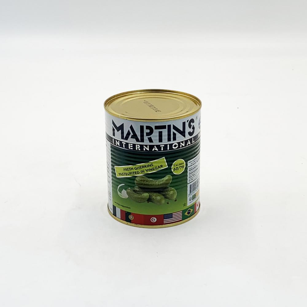 Cornichon Frais Pasteurisés au Vinaigre  Calibre 60/79 - MARTIN'S / 830g