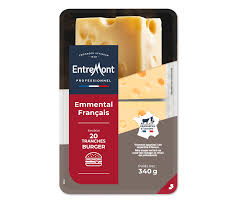 Emmental tranche Burger / 340 grs - Entremont