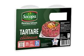 Tartare Couteau Charolais 3% 4 x (2x180g) - Socopa / 1,44kg