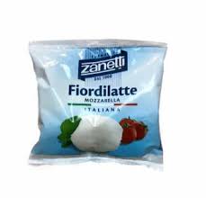 Mozzarella boule fior di latte 8 x 125g - Zanetti / 1 kg