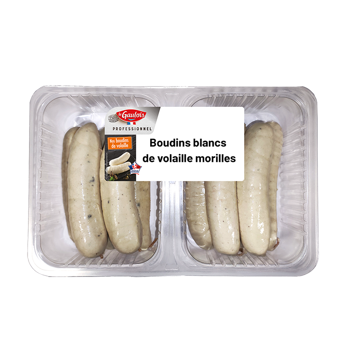 Boudin Blanc aux Morilles x 10 - Le gaulois / 1kg