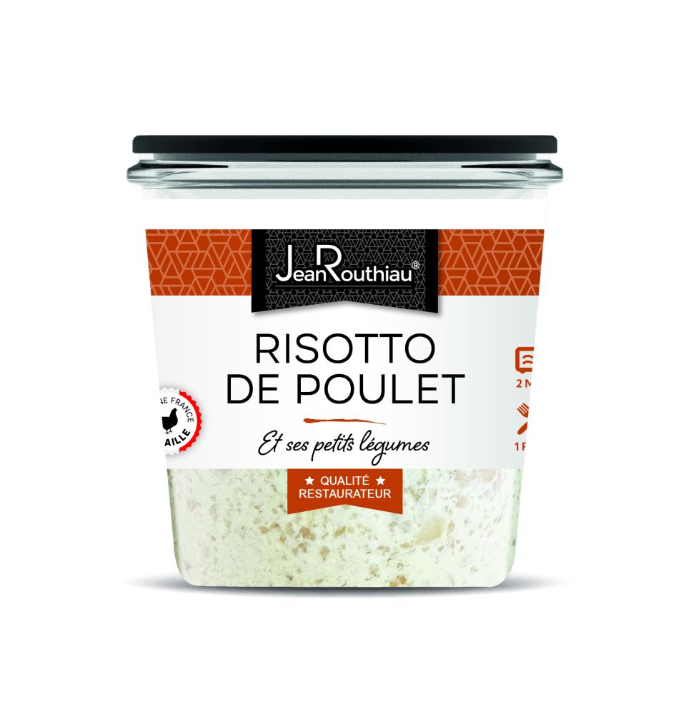 Risotto de Poulet et ses Petits Légumes Bocal Verre - Jean Routhiau