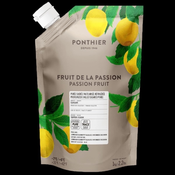 Purée réfrigérée Fruit de la Passion - Ponthier / 1 kg
