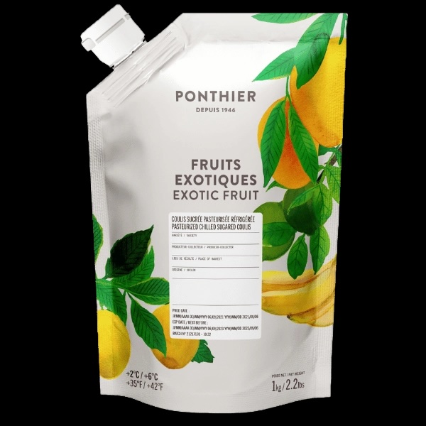 Coulis réfrigéré Fruits Exotiques - Ponthier / 1 kg