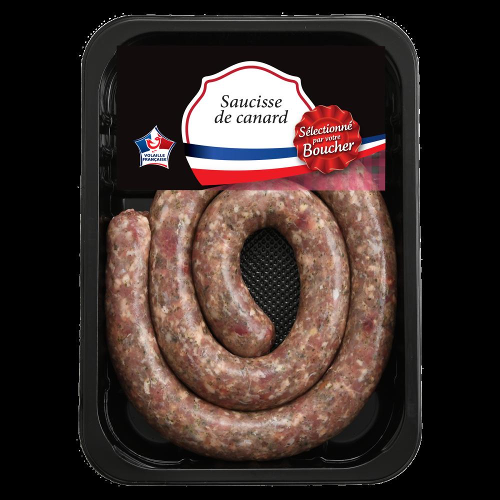 Saucisse de Canard Brasse s/at - STAM POIRAUD / 550g