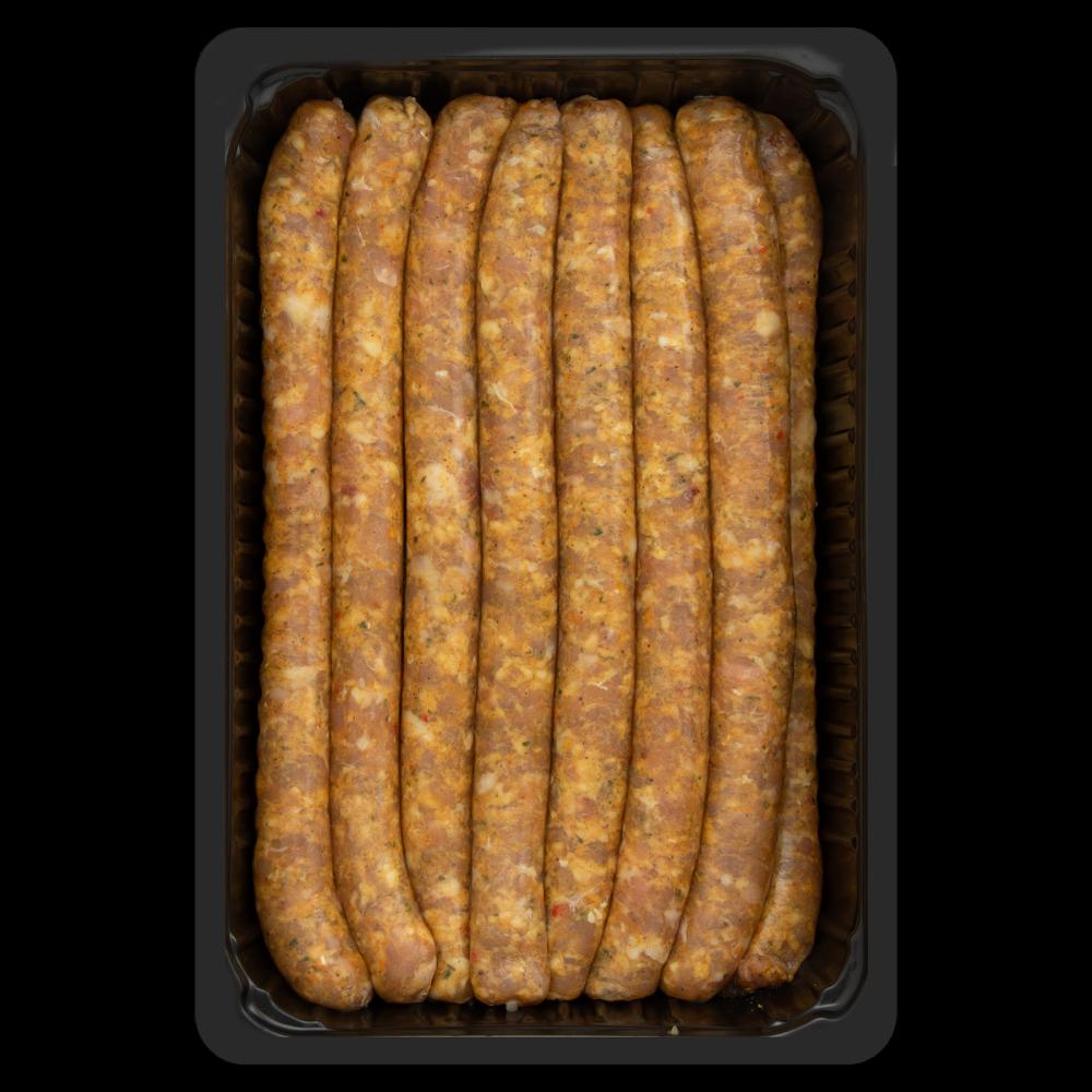 Chipolatas de Volailles aux Curry 100g - STAM POIRAUD / 2kg