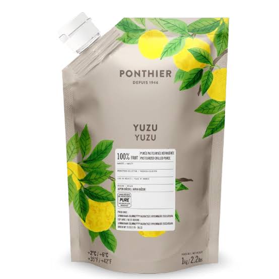 Purée réfrigérée Yuzu - Ponthier / 1kg