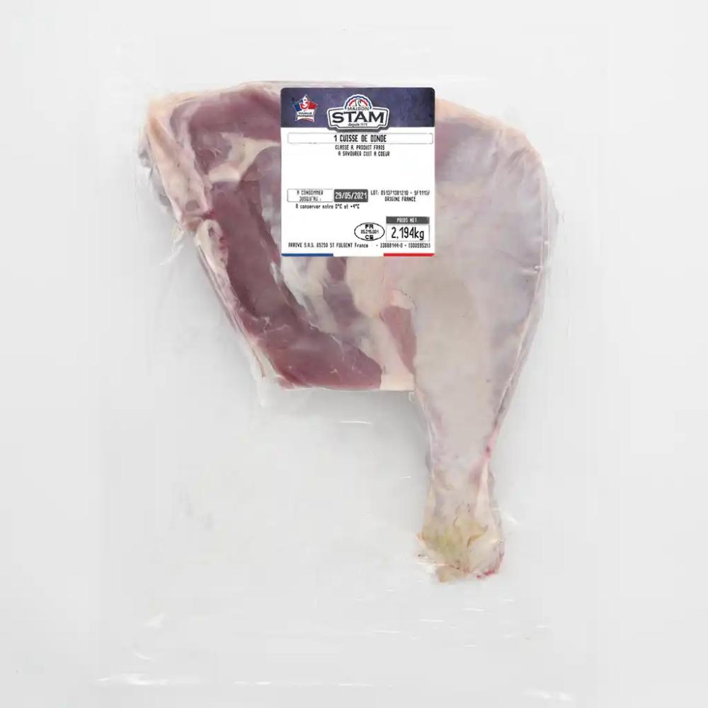 Cuisse de dinde mâle FR s/vide - / 1,5kg