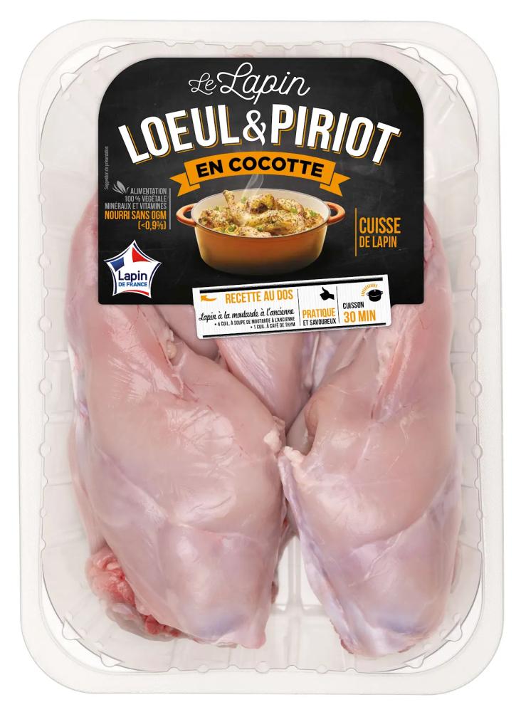 Cuisse de Lapin s/at x 6 - Loeul et Piriot / 1.2kg