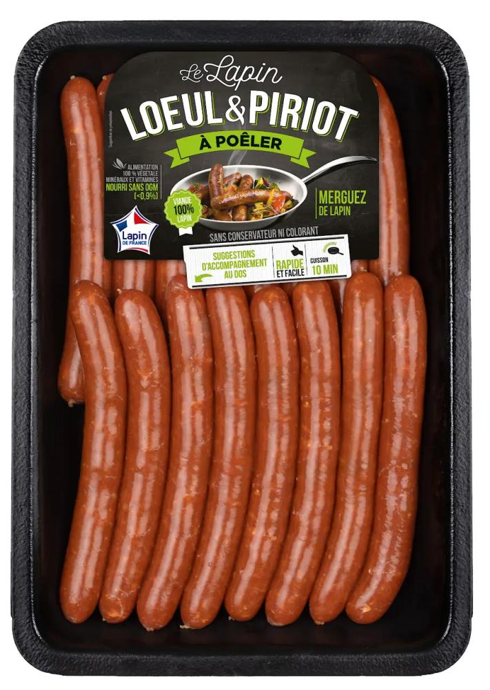 Merguez de lapin - Loeul et Piriot / 800g