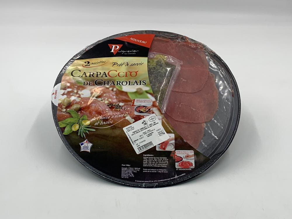 Carpaccio Charolais avec Sauce - Puigrenier / 230g