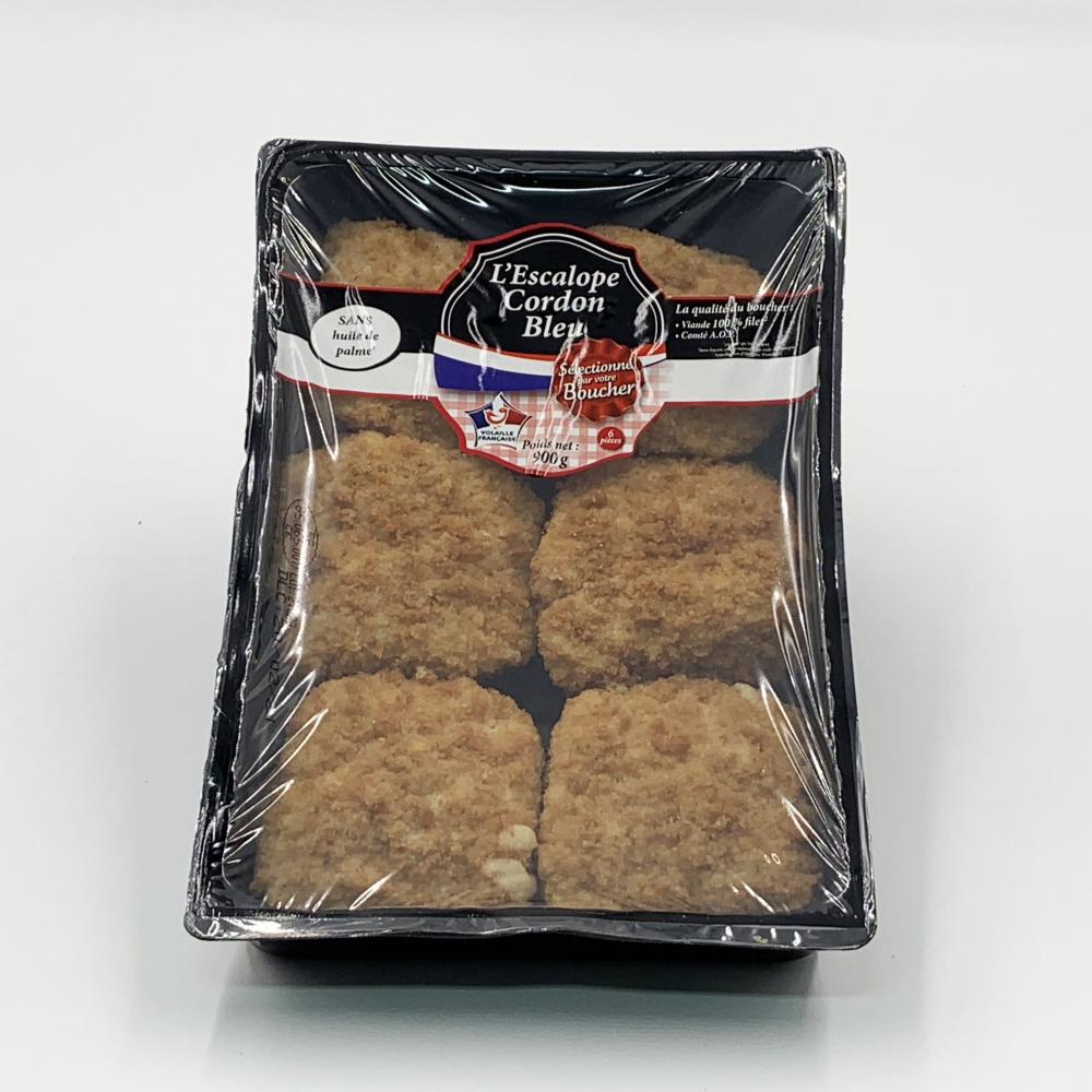 Escalope Cordon Bleu Poulet Comté 150g s/at x 6 - Arrivé / 900g