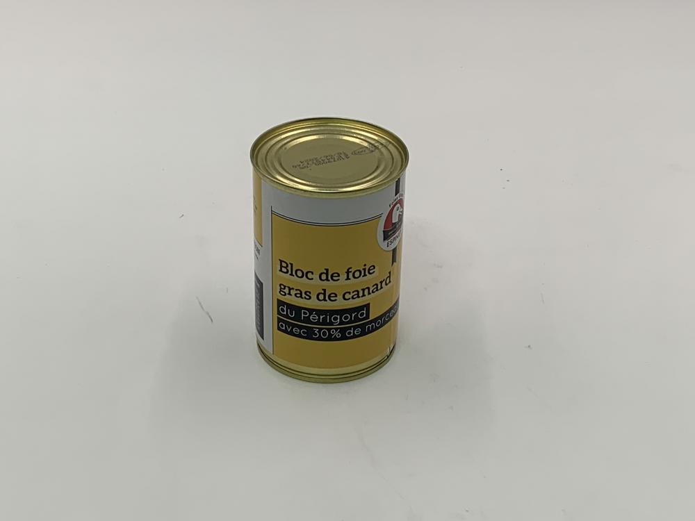 Bloc de Foie Gras de Canard Sud Ouest 30% mi-cuit - Quercynoise / 400g