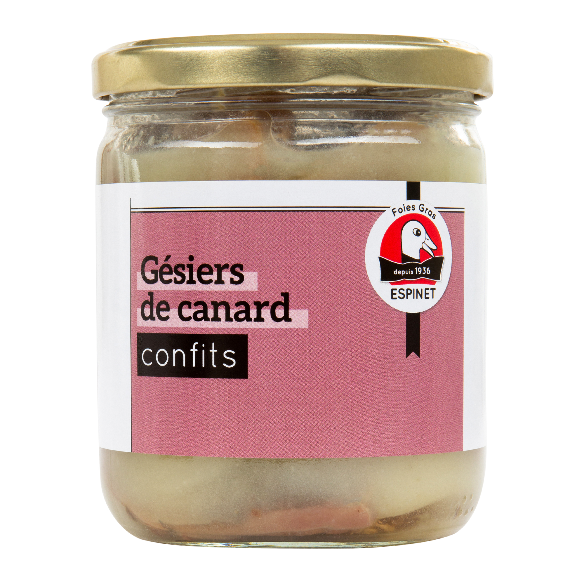 Gésier de canard confit "verrine" / 380g