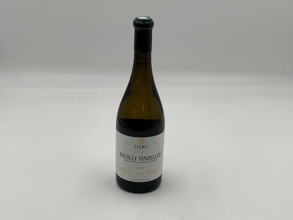 TRENEL / Pouilly Vinzelles / Climat "Les quarts" blanc 2016 - 1 bouteille.