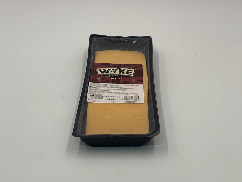 Cheddar Maturé en Tranches - Wyke Farms / 500g