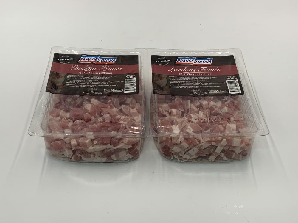 Lardons Fumés Supérieurs - France D'Olona / 1kg