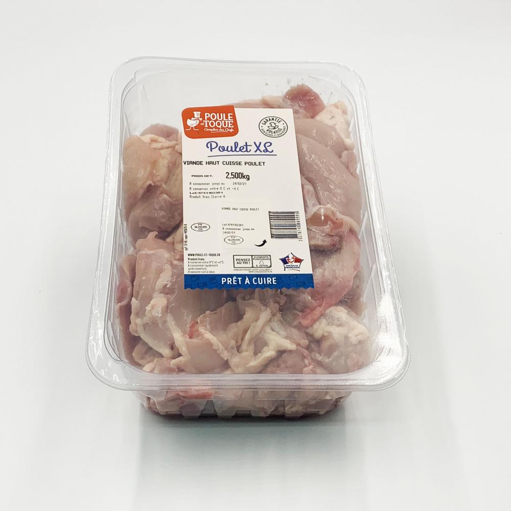 Haut de Cuisse de Poulet Lourd Désossé s/at - TOQUE / 2.5kg