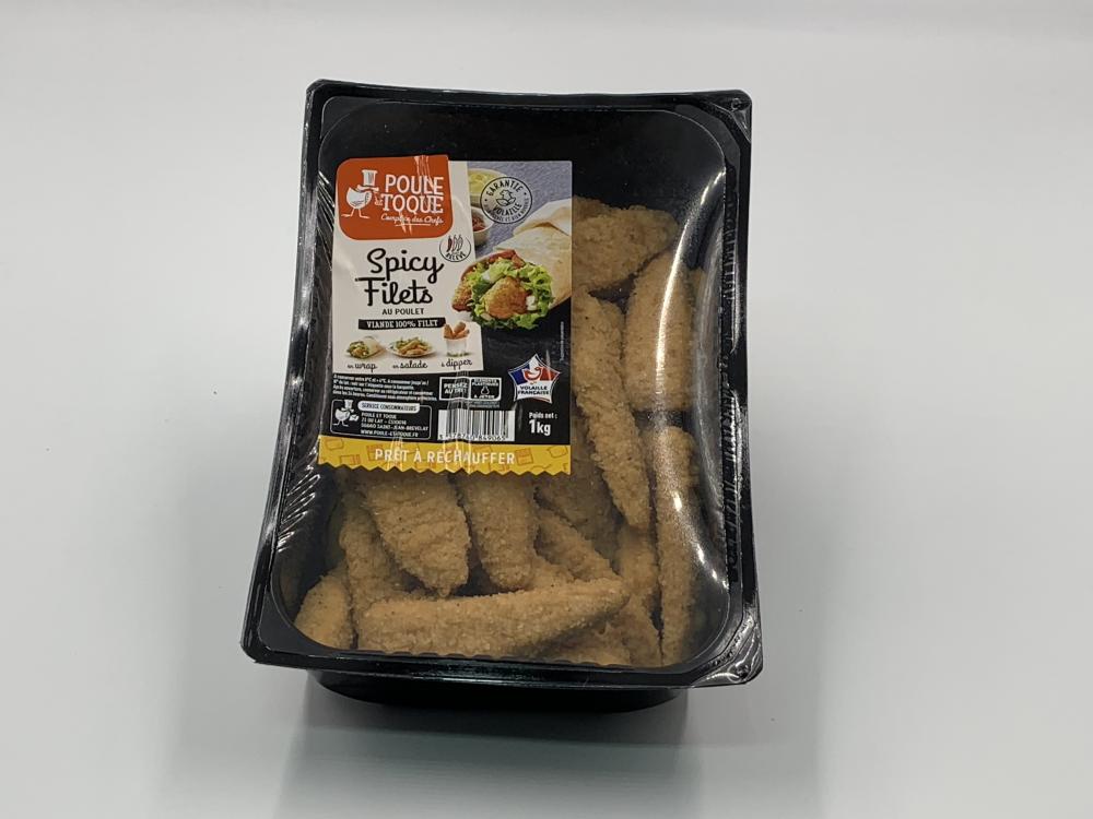 Spicy Filet's au Poulet s/at x 25 - TOQUE / 1kg