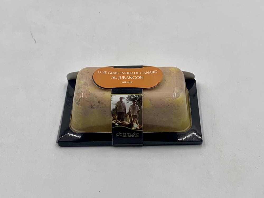 Foie gras de canard mi-cuit au Jurançon - Ferme de Phalange / 270g