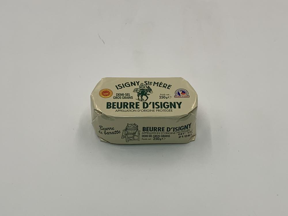 Beurre Moulé Main 1/2 Sel AOP - Isigny Sainte Mère / 250g