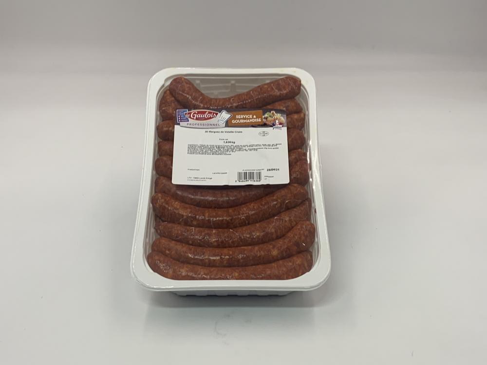 Merguez de volaille s/at - SNV / 1,7kg