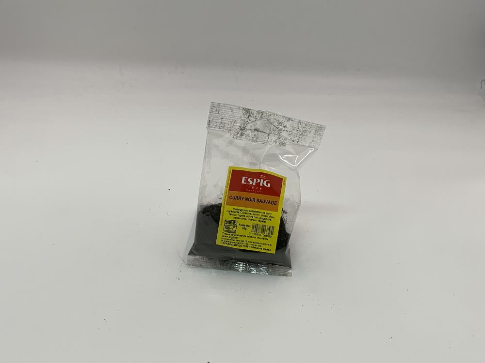 Curry Noir Sauvage Moulu - ESPIG /  50g