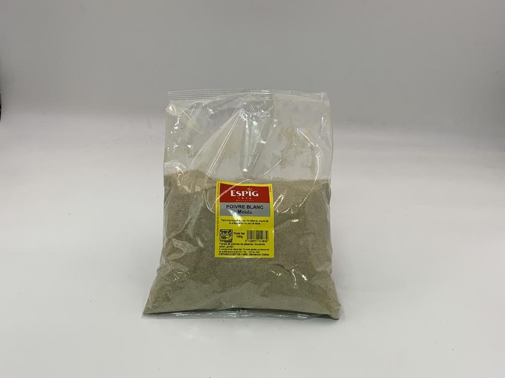 Poivre Blanc Moulu - ESPIG / 1kg