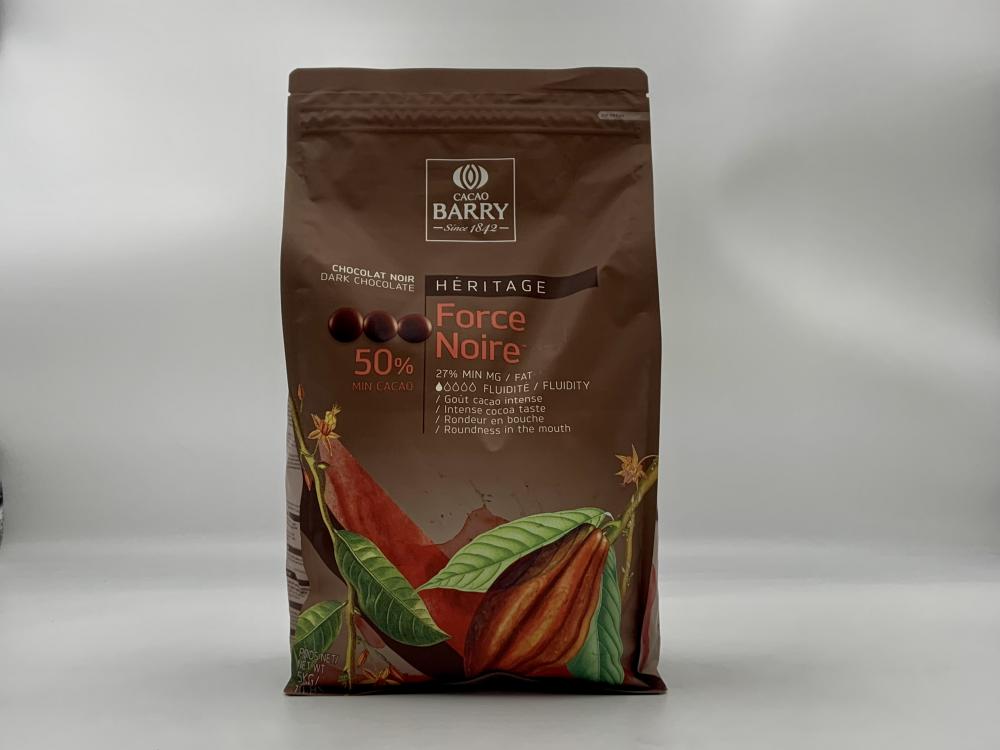 Chocolat pistole force noire 50% - Barry / 5 kg