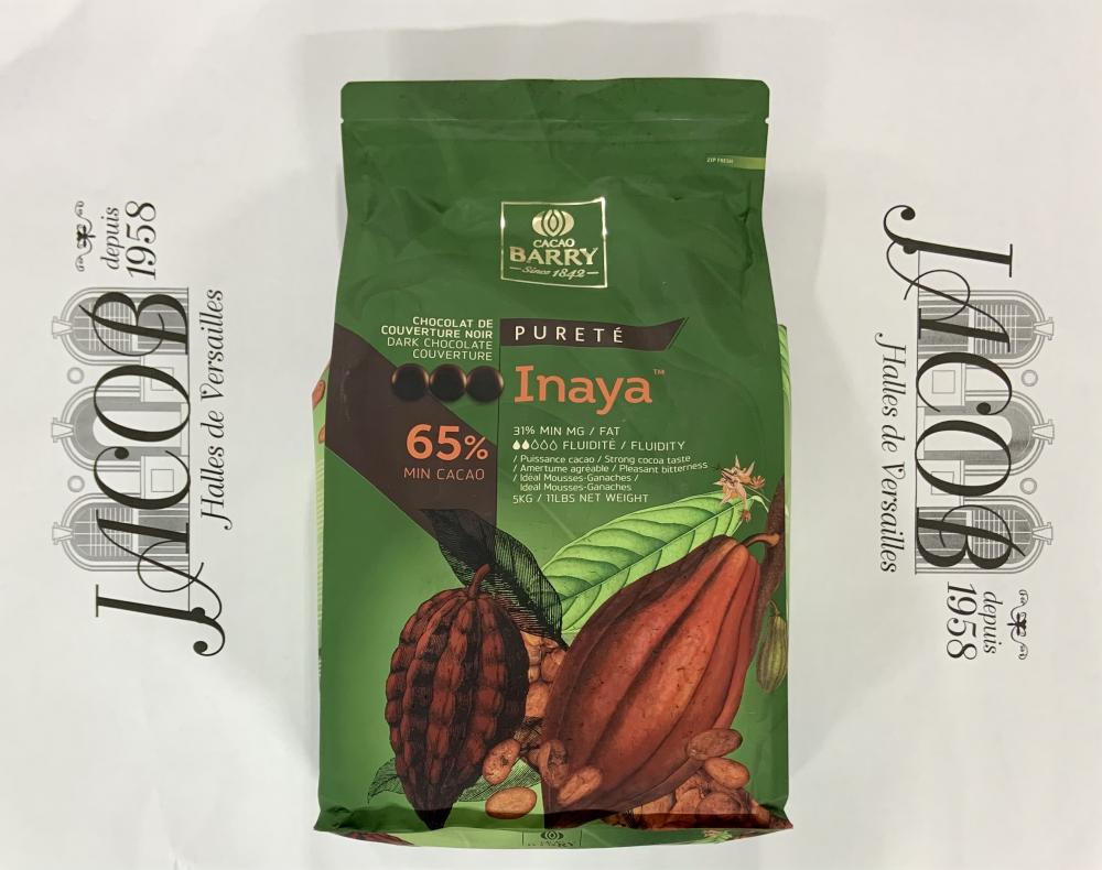 Chocolat pistole Inaya 65% - Barry / 5kg