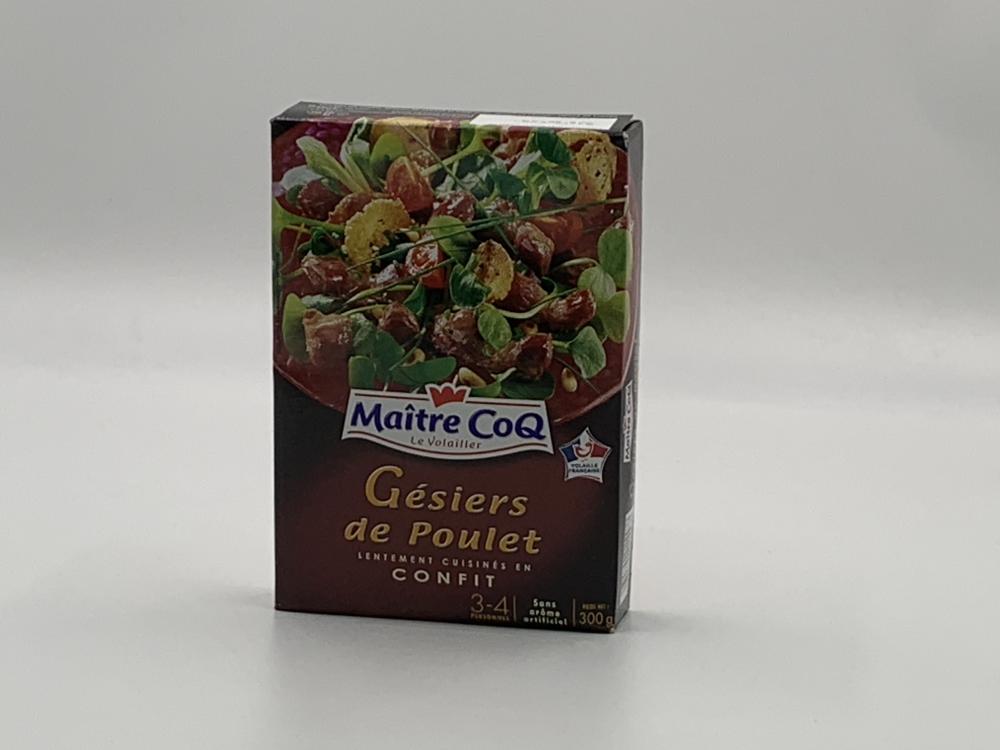 Gesiers de poulet confits Maitre coq / 300g