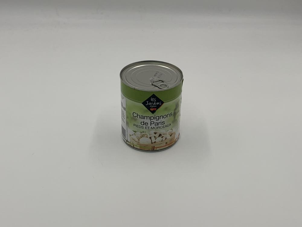 Champignon de Paris émincé 4/4 - Les jardins / 800g