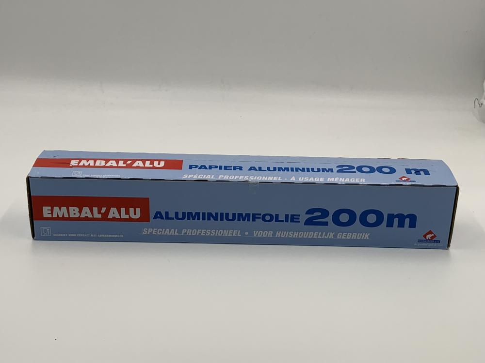 Papier aluminium 45cm x200m - Embal'Alu