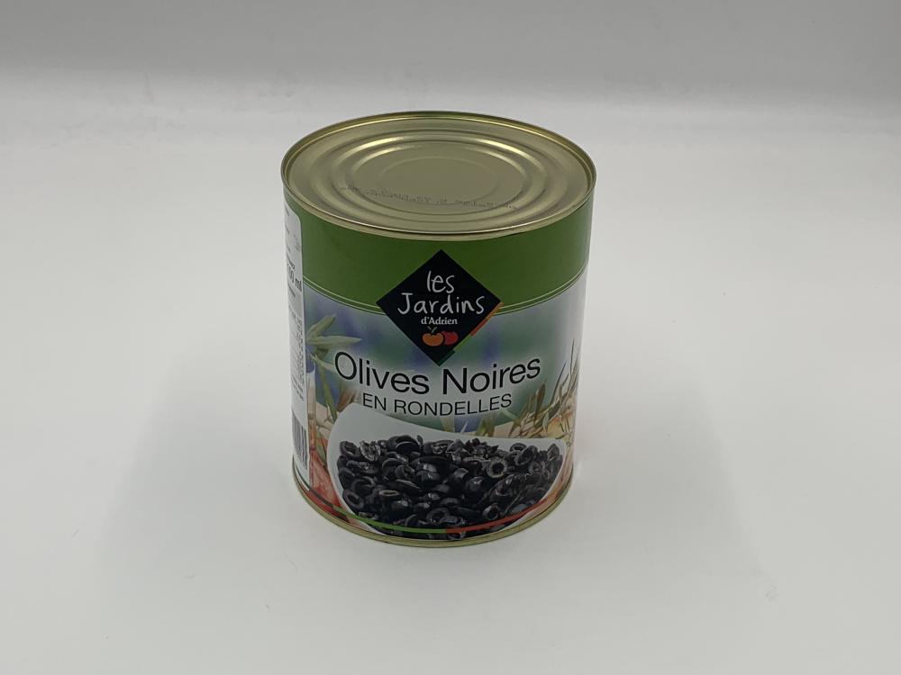 Olives Noires en Rondelles - Les Jardins / 2.8kg