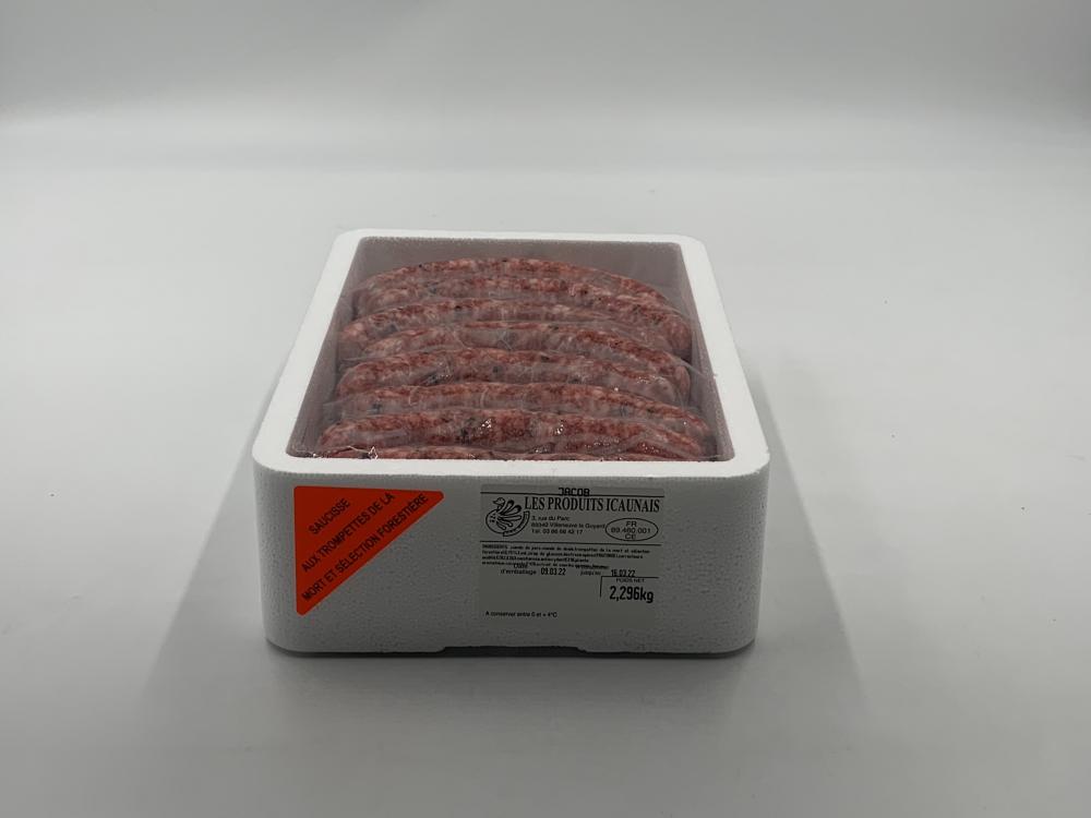 Saucisse de dinde aux Trompettes de la Mort - Icaunais / 2.5kg