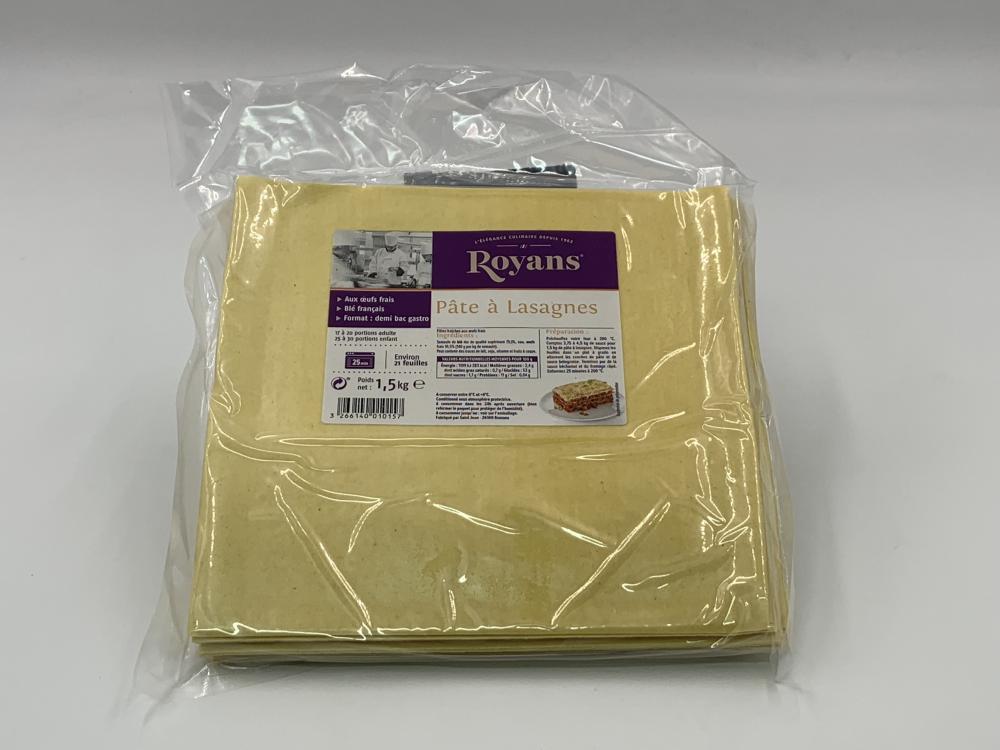 Pate à lasagne fraiche - Royans / 1,5 kg