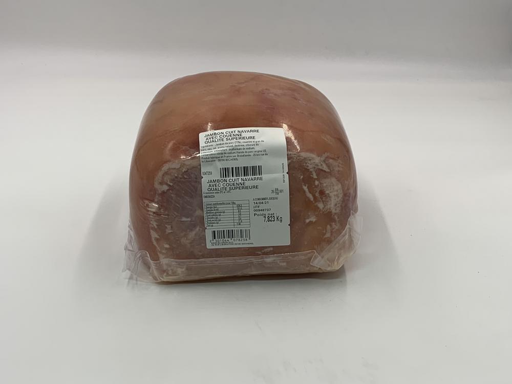 Jambon blanc cuit supérieur / 9 kg