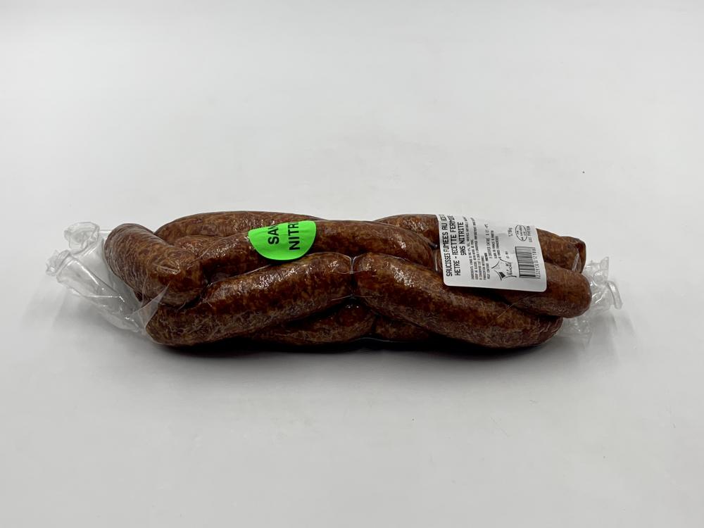 Saucisse fumée artisanale VPF x12 - Piveteau / 1.3kg