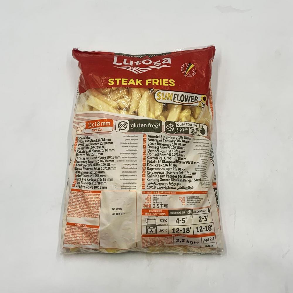 Frites 10/18 surgelées - Qualigel / 2,5kg