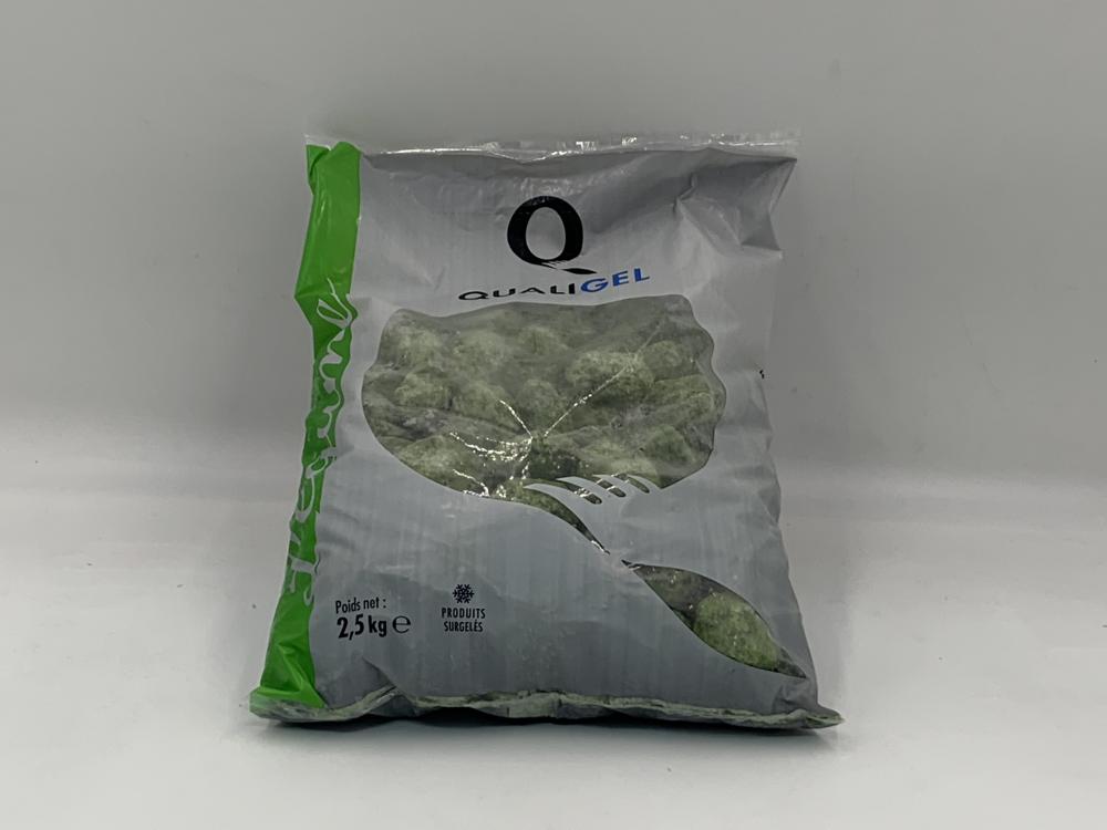 Epinards hachés surgelés - Qualigel / 2,5kg