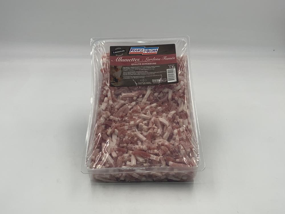 Petit Lardon de Poitrine Fumée - France D'Olona / 1kg