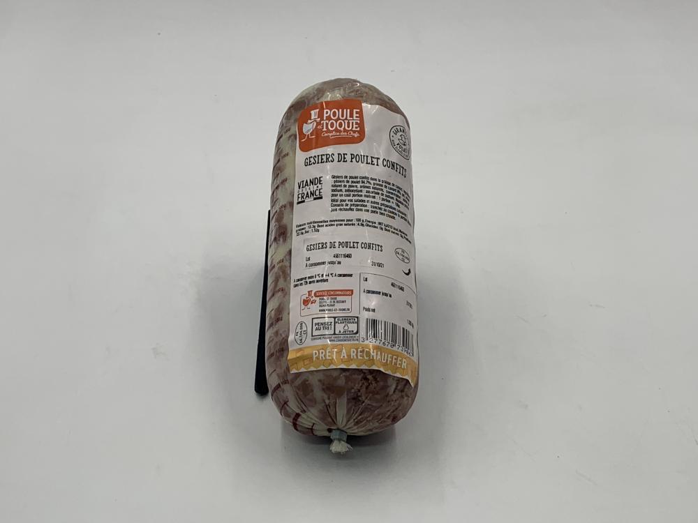 Gésier de Poulet Confit Rouleau - TOQUE / 1kg