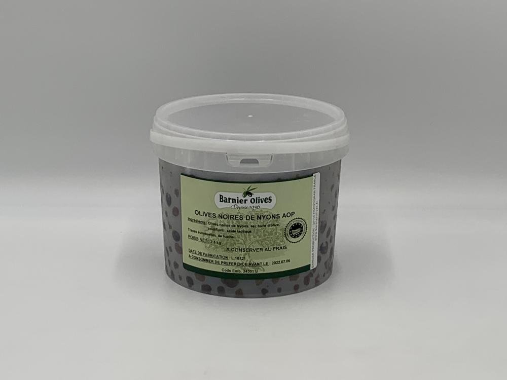 Olives Noires de Nyons AOP - Barnier / 2,8kg