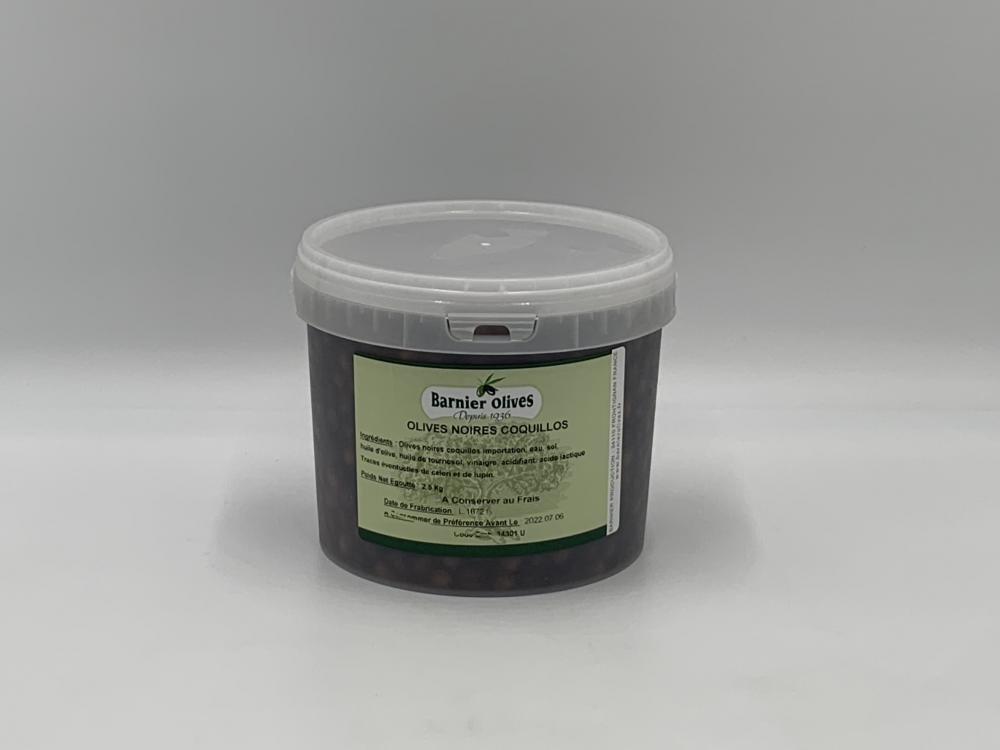 Olives Noires Coquillos - Barnier / 2,5kg